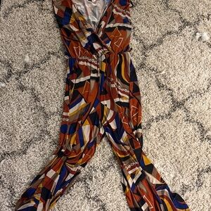 Cameo Colorful Abstract Jumpsuit
